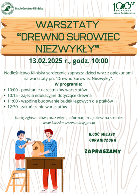 Warsztaty - Drewno Surowiec Niezwykły